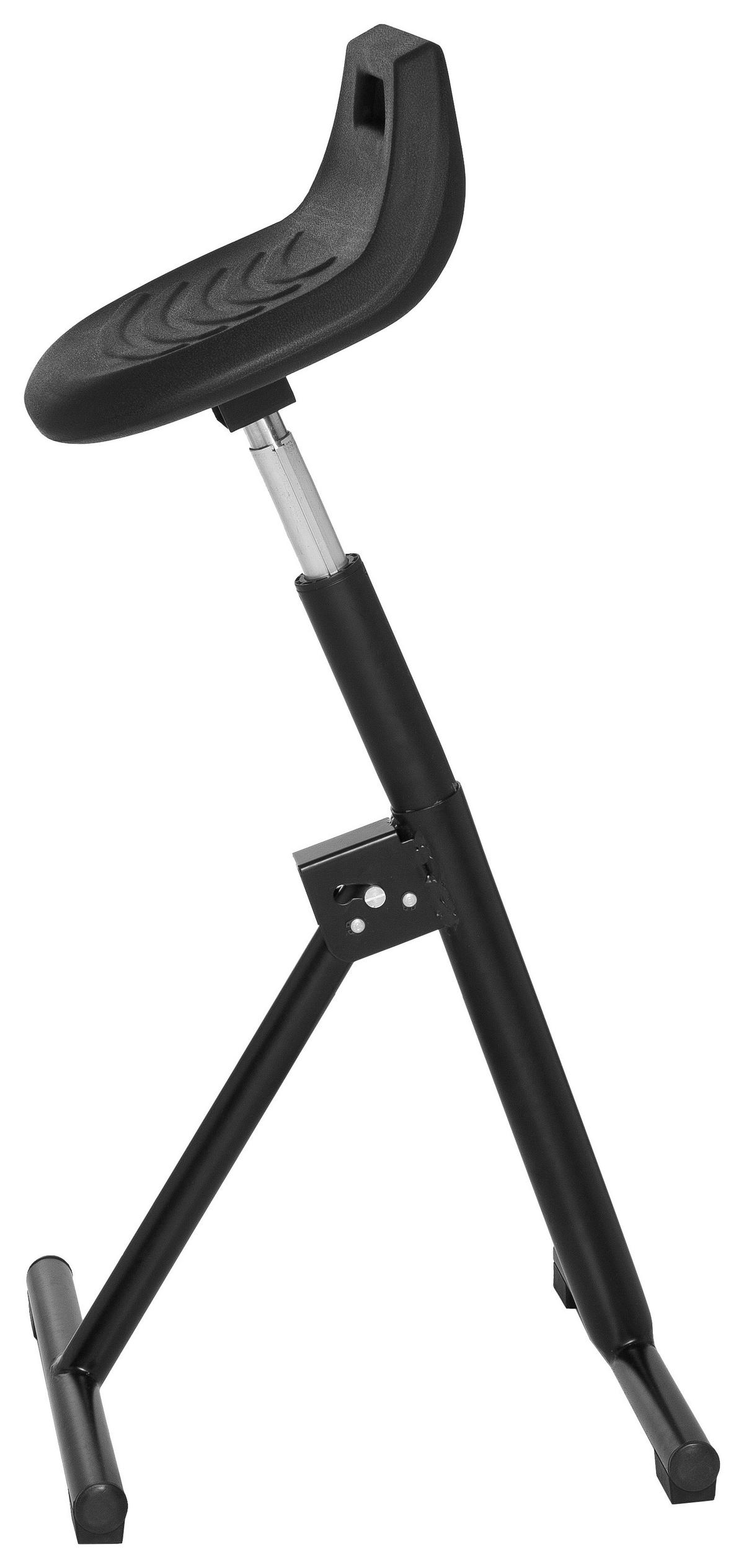 Stehhilfe Top Work 31 Schwarz - Schwarz, MODERN, Kunststoff/Metall (50/83/25cm) - MID.YOU