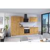 Küchenblock Ip1200 - Eichefarben, Basics, Holzwerkstoff (310cm) - Impuls