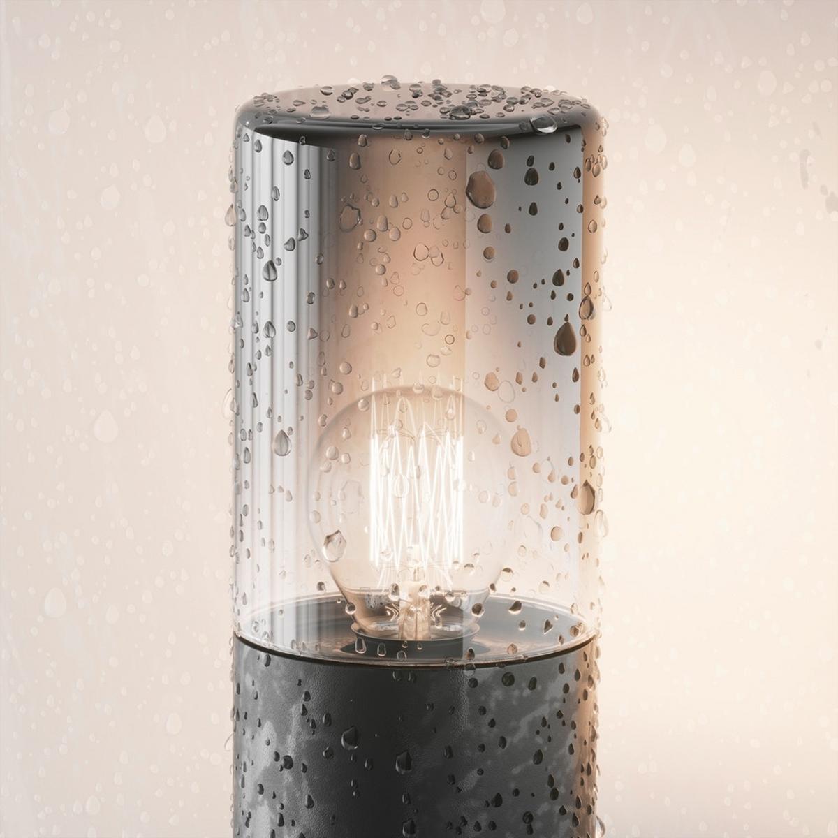 Wegeleuchte Amas - Graphitfarben, MODERN, Glas/Metall (8/80cm) - MAYTONI