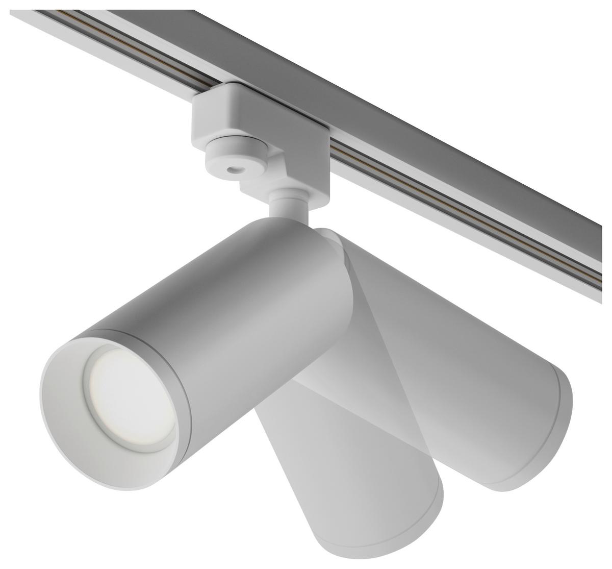 Schienensystem-Strahler Focus - Weiß, Basics, Metall (6/21/13cm) - MAYTONI