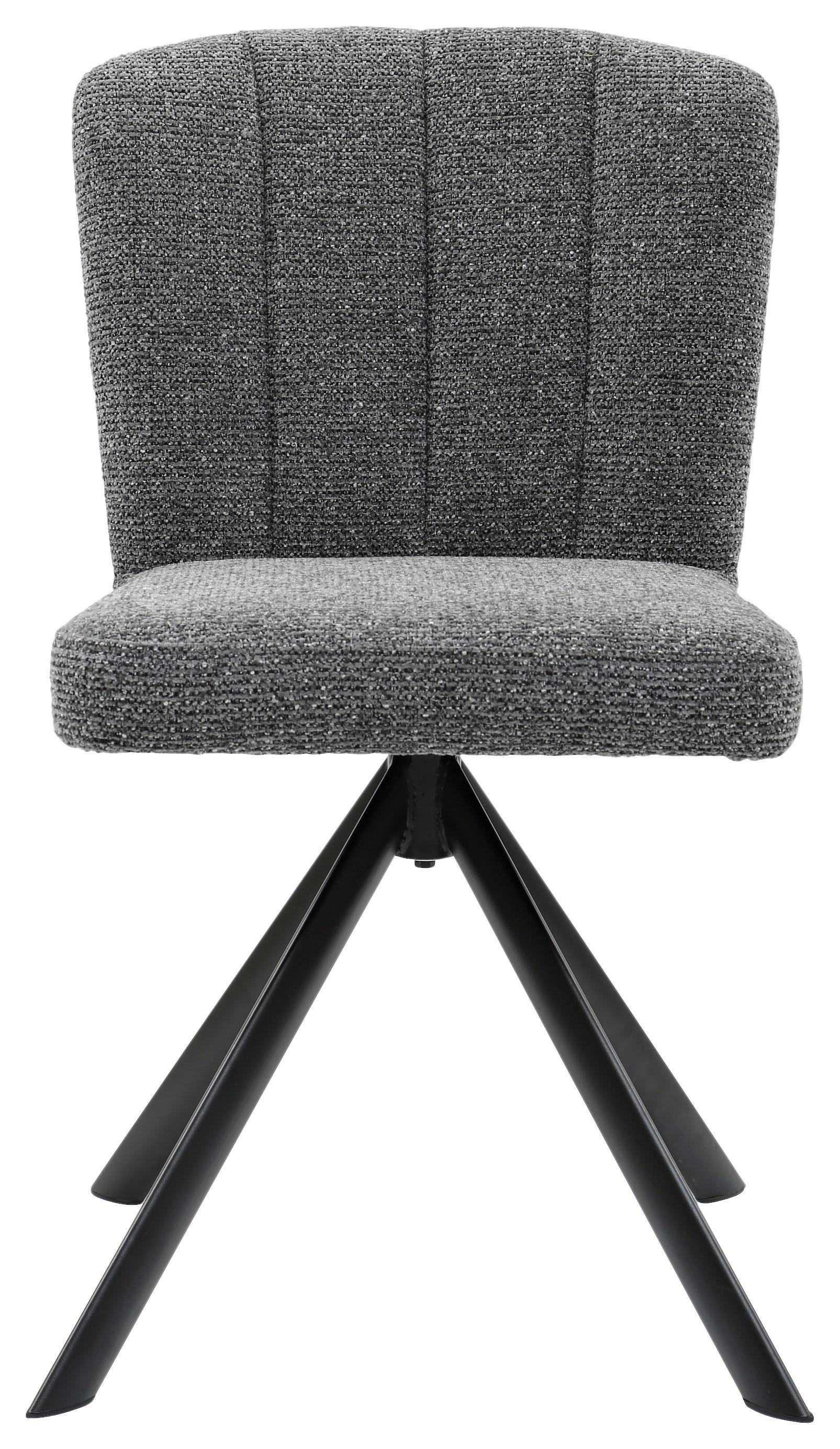 Otočná stolička NORA sivá - čierna/sivá, Modern, kov/drevo (52/87/64cm) - Premium Living