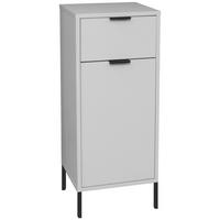 Unterschrank Bonnie Grau, B: 41 cm - Schwarz/Grau, MODERN, Holzwerkstoff (41/99/38cm) - Livetastic