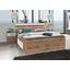 Bett inkl. Laden + Led 180x200 Mars, Weiß/Wildeiche - Eichefarben/Weiß, MODERN, Holzwerkstoff (180/200cm) - MID.YOU Bett inkl. Laden + Led 180x200 Mars, Weiß/Wildeiche - Eichefarben/Weiß, MODERN, Holzwerkstoff (180/200cm) - MID.YOU