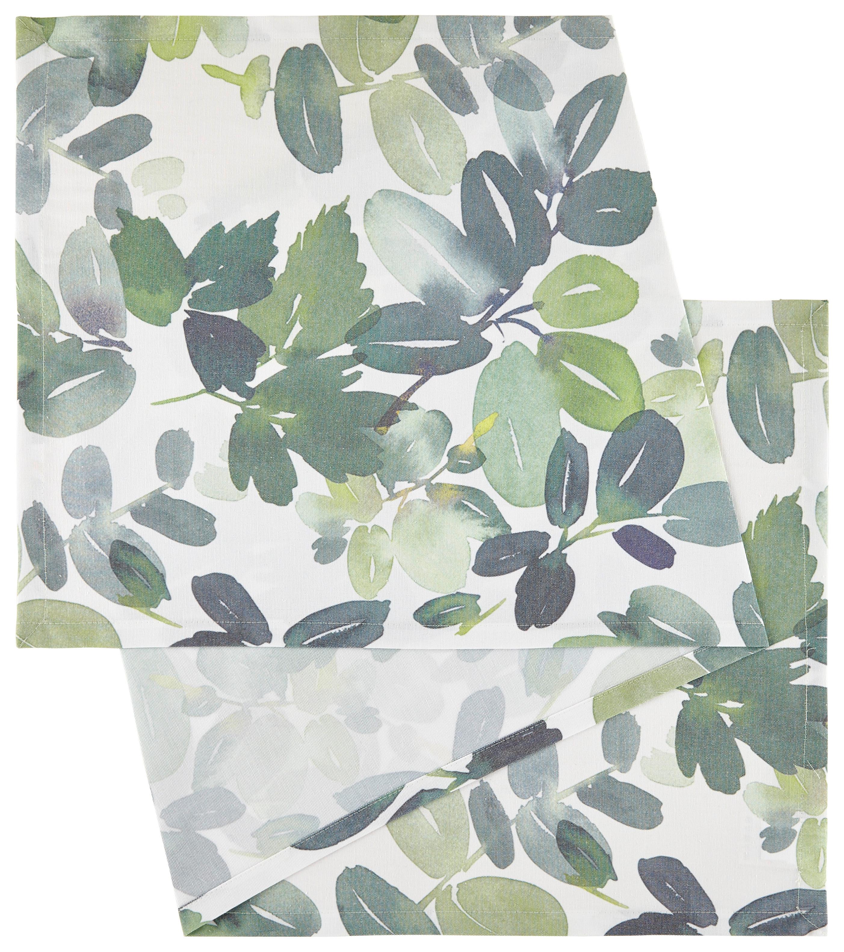 Běhoun Steffi, 45/150cm - bílá/světle zelená, Konvenční, textil (45/150cm) - Mary's