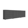 Sideboard Mailand Anthrazit B: 263,5cm - Anthrazit, MODERN, Holzwerkstoff (263,5/86/33cm) - MID.YOU