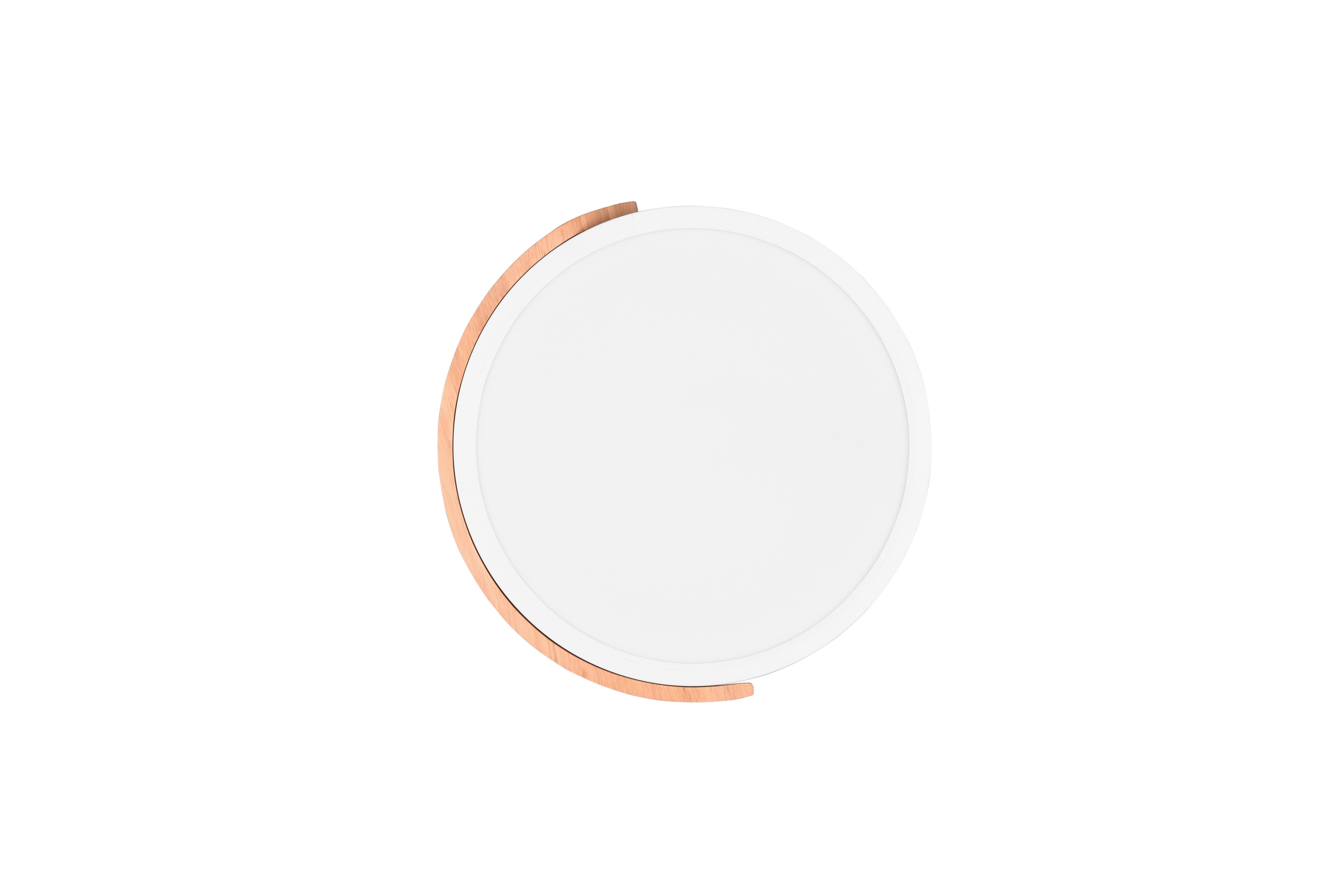 LED-Deckenleuchte R67201131 Jano - Braun/Weiß, Basics, Holz/Kunststoff (31,5/3,5cm)