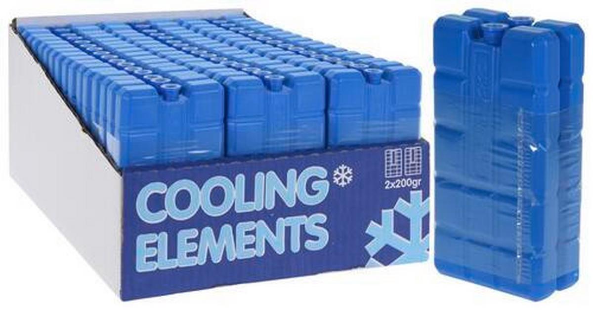 Kühlakku Carly Blau 2 Stk. - Blau, Basics, Kunststoff (15/8/4cm)