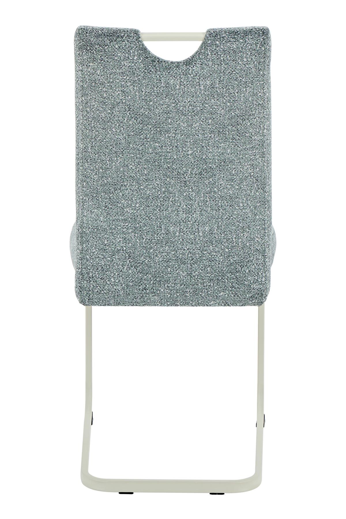 SCHWINGSTUHL-SET TIVOLI S 4ER-SET - Creme/Mintgrün, MODERN, Textil/Metall (45/98/59cm) - P & B