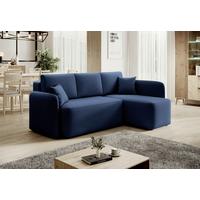 Ecksofa Hadson Blau S: 206x150 Cm - Blau/Schwarz, Design, Textil (206/150cm) - P & B