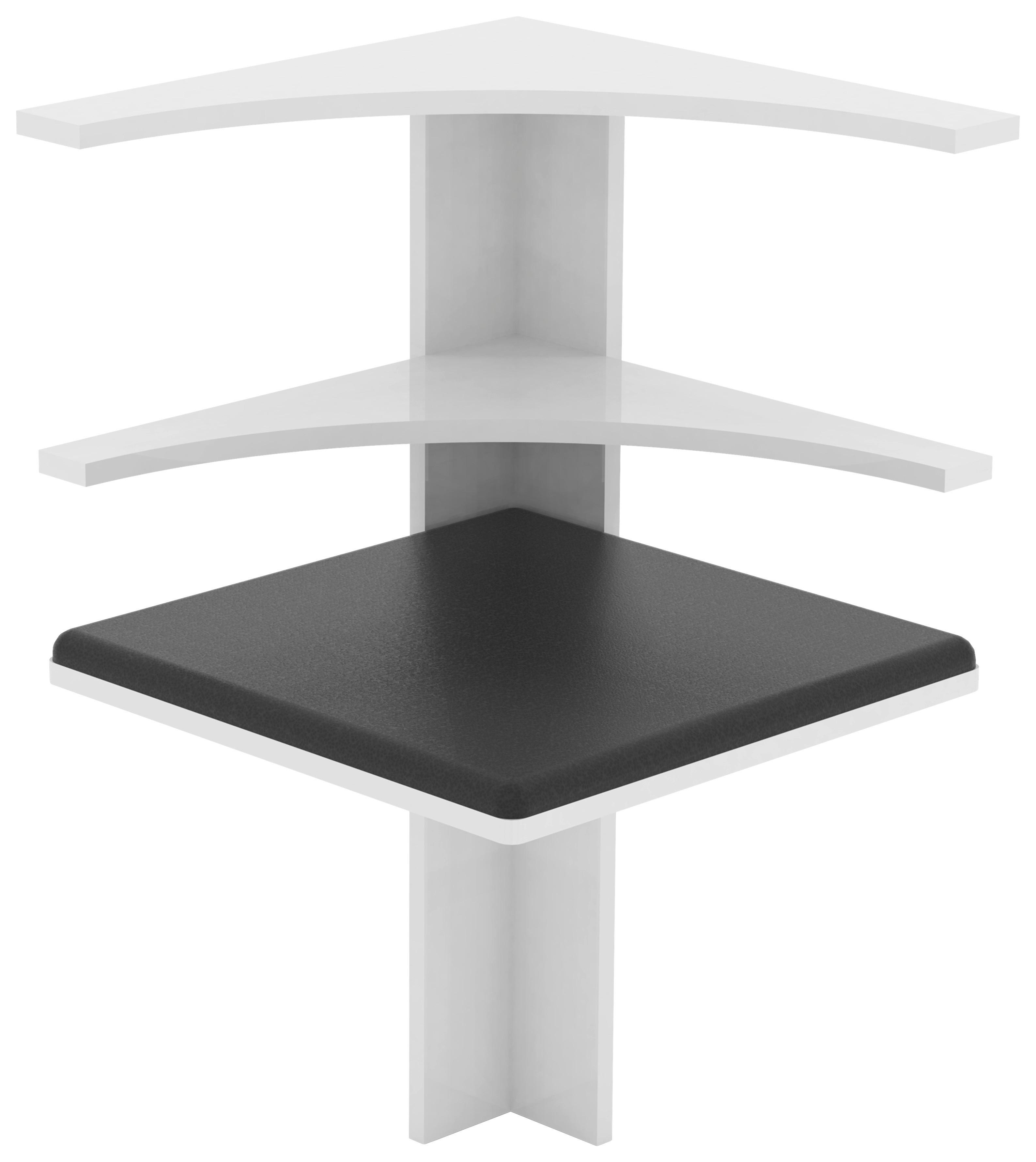 Eckelement Esal Weiß B: 43 cm Esal - Weiß, MODERN, Holzwerkstoff (43/78/43cm) - MID.YOU