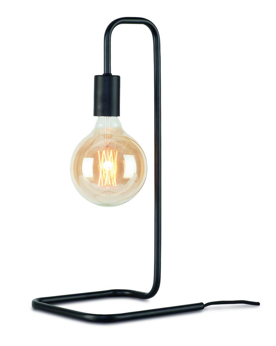 Tischleuchte London Schwarz B: 20 Cm - Schwarz, Trend (20/45/20cm) - It's about Romi