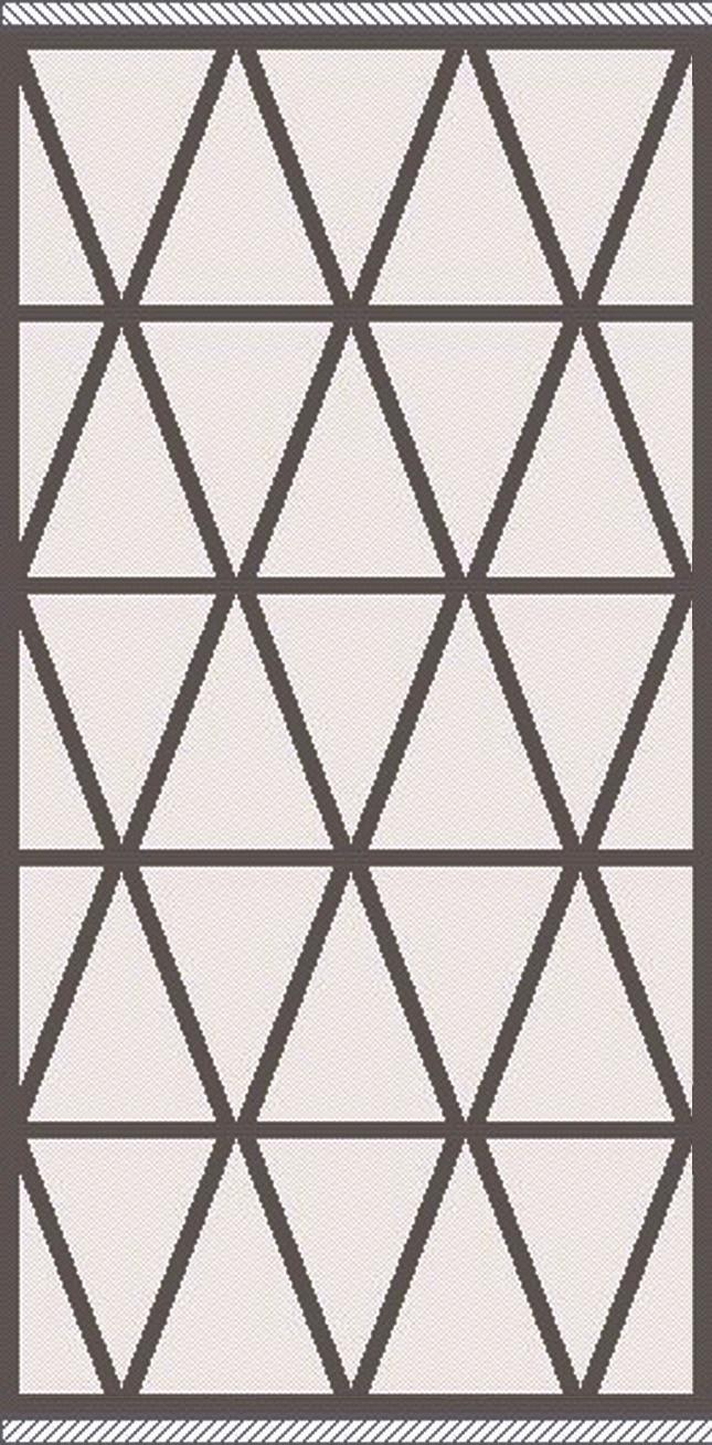 KOBEREC TKANÝ NA PLOCHO Phoenix 1, 80/150cm - barvy stříbra/antracitová, Moderní, textil (80/150cm) - Modern Living