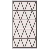 KOBEREC TKANÝ NA PLOCHO Phoenix 1, 80/150cm - barvy stříbra/antracitová, Moderní, textil (80/150cm) - Modern Living