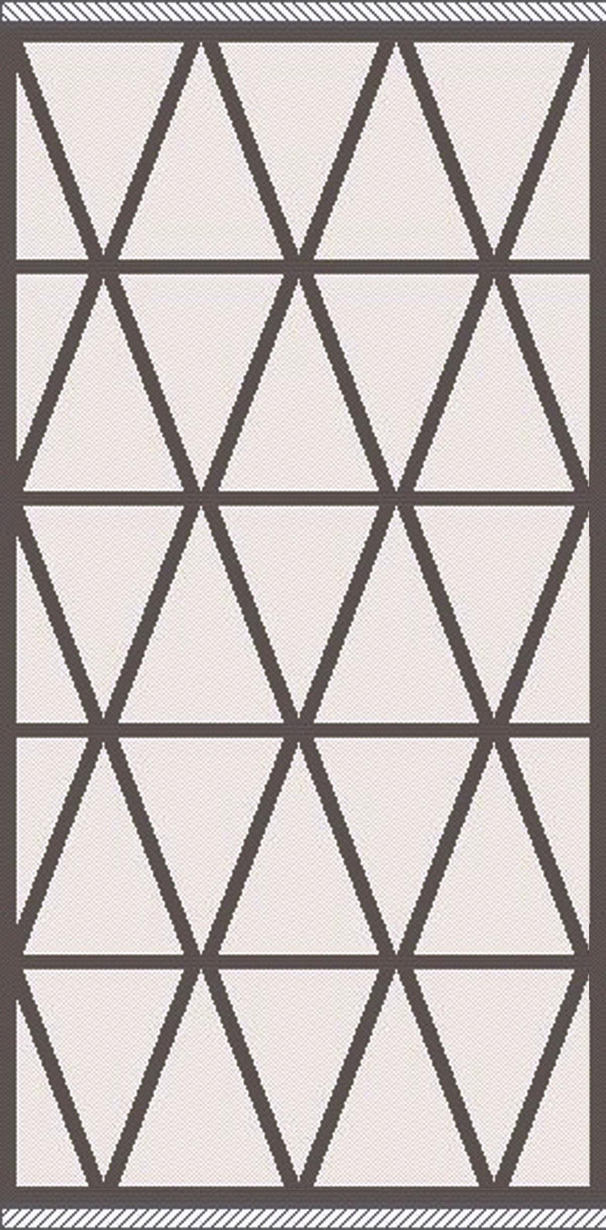 KOBEREC TKANÝ NA PLOCHO Phoenix 1, 80/150cm - barvy stříbra/antracitová, Moderní, textil (80/150cm) - Modern Living