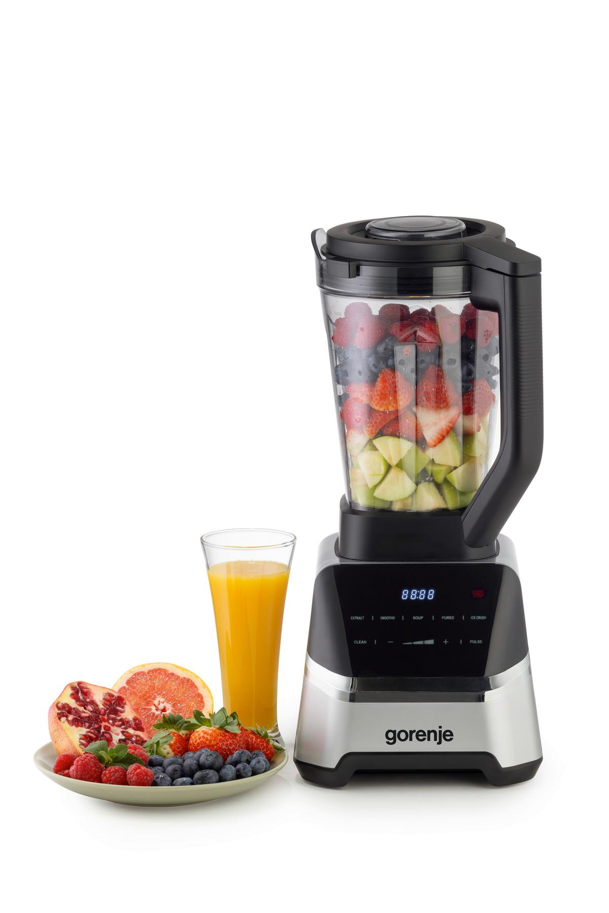 STANDMIXER 1500W, 2 Liter - Edelstahlfarben, Basics, Kunststoff/Metall (19,2/43,2/24cm) - Gorenje