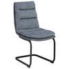 Schwingstuhl Grando - Schwarz/Grau, MODERN, Textil/Metall (45/91.5/62cm) - Livetastic
