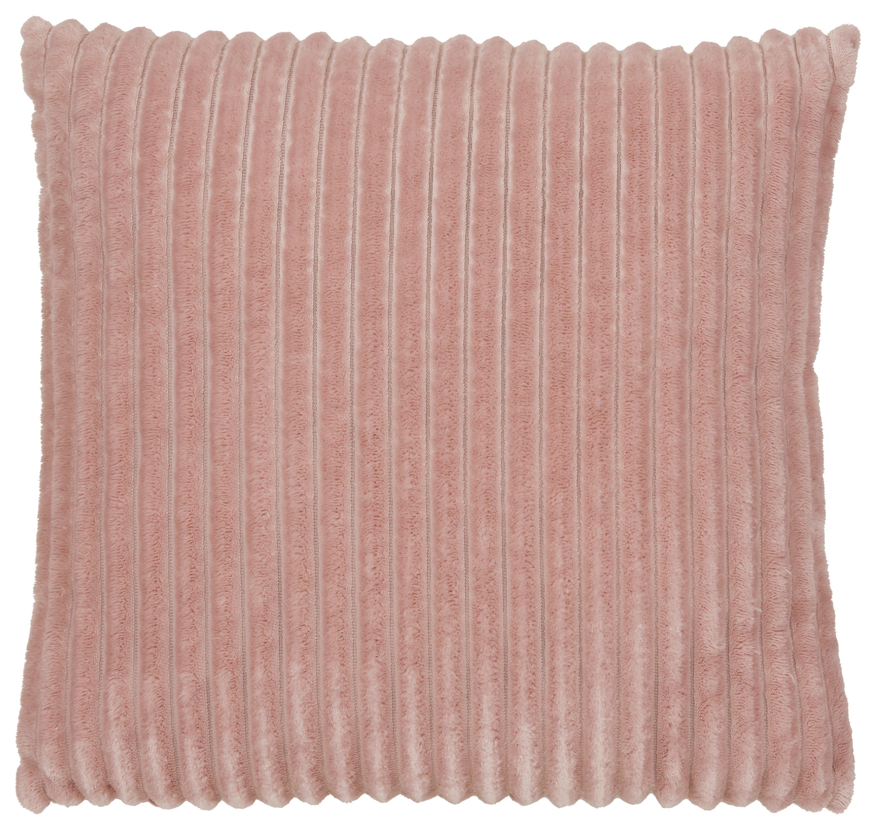 DEKORAČNÍ POLŠTÁŘ CORDI -TOP- - růžová, Konvenční, textil (45/45cm) - Modern Living