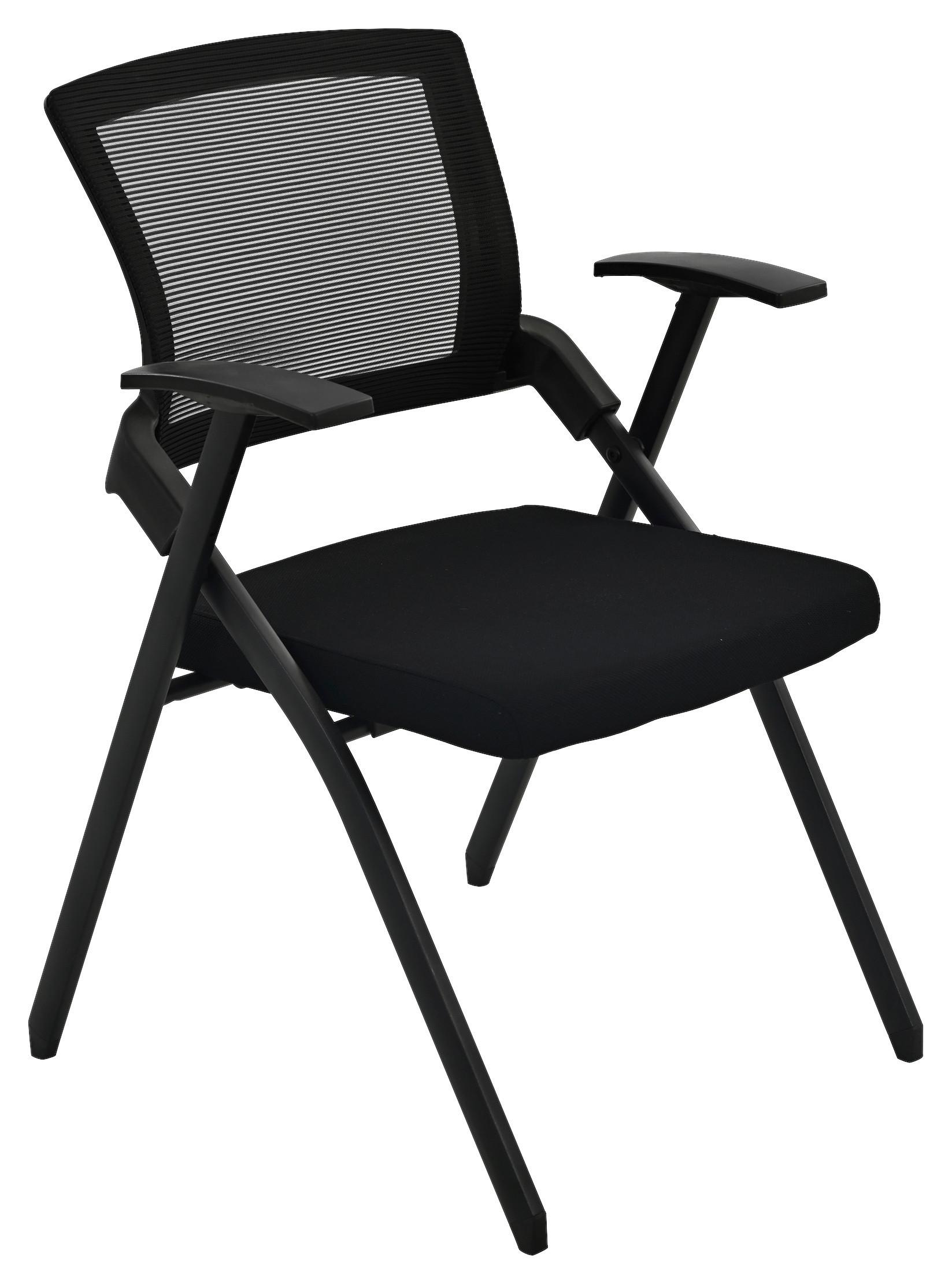 Besucherstuhl Milan Schwarz B: 59 cm