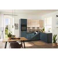 Eckküche Columbia/nassau Ohne Geräte 278x177 Cm Fjordblau - Design, Holzwerkstoff (278/177cm) - Vertico