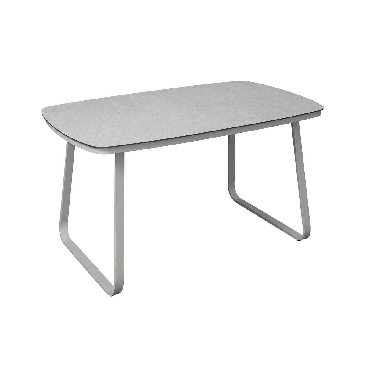 Loungegarnitur Auckland - Beige/Creme, MODERN, Glas/Textil (242/195cm) - Beldano