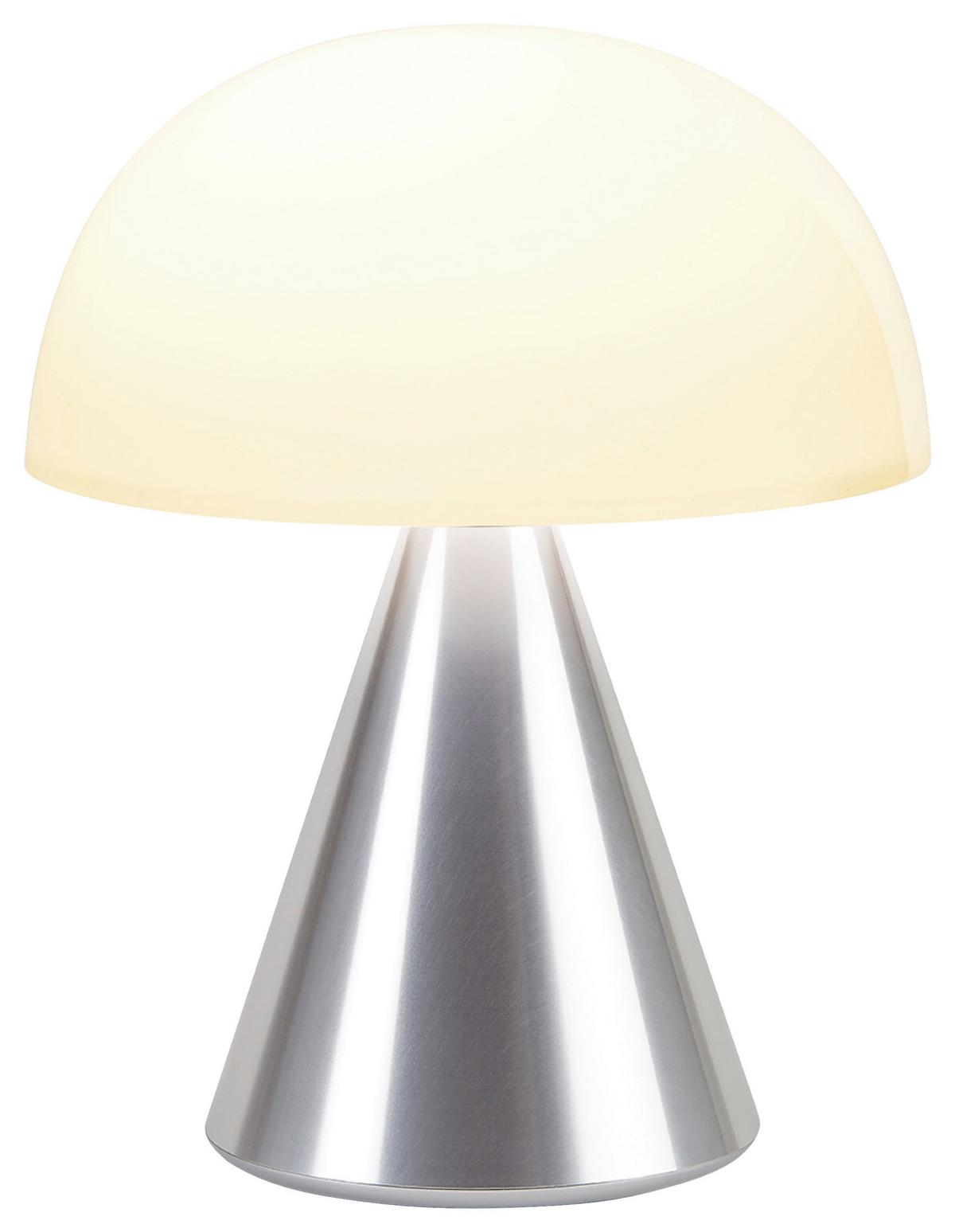 Akku-tischleuchte Lexon Mina L - Alufarben, Design, Kunststoff/Metall (14/17/14cm)