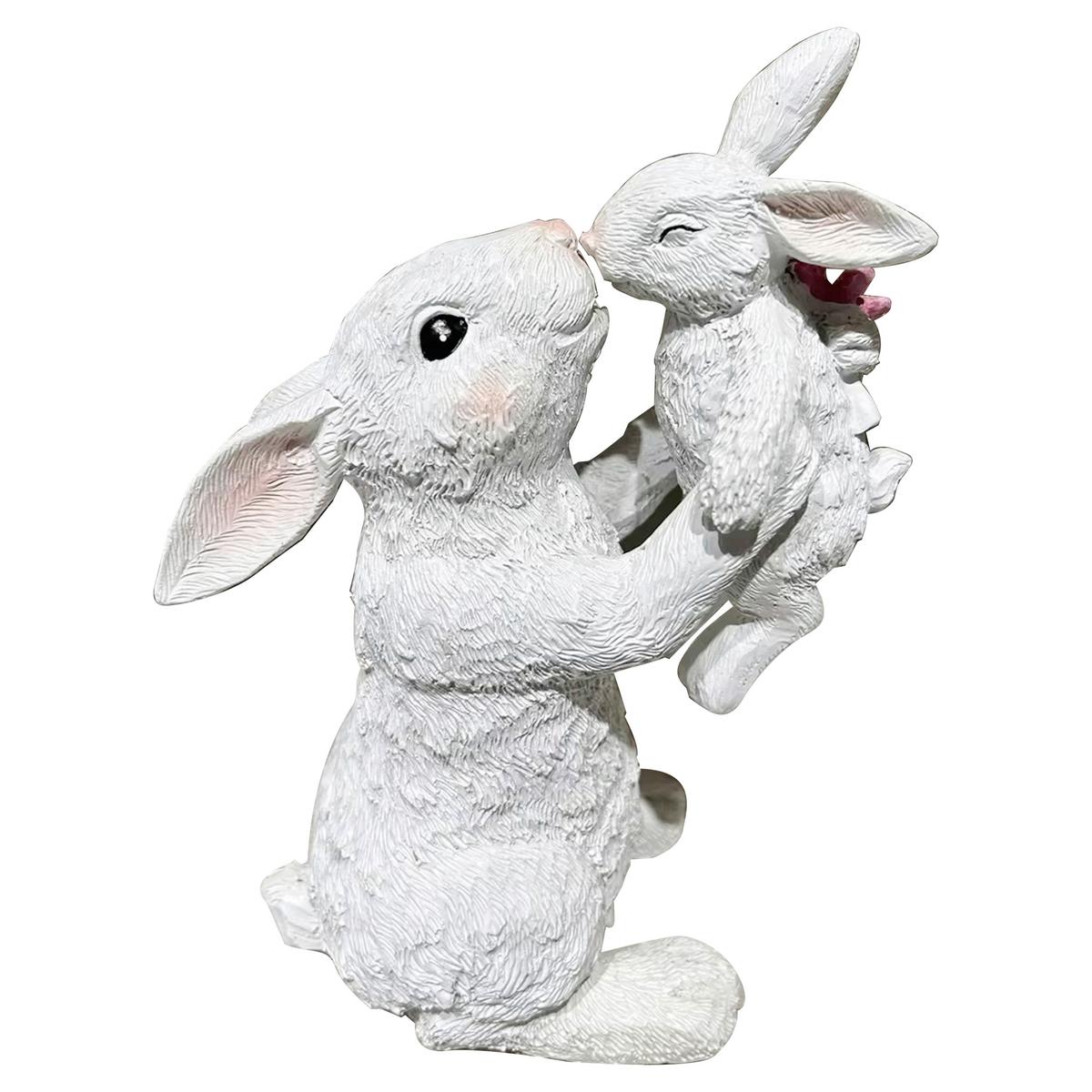 Dekohase Haserl - Pink/Weiß, KONVENTIONELL, Kunststoff (14/8/20cm) - Luca Bessoni