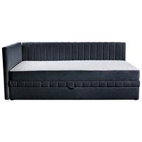 Schlafsofa Roma, Schwarz B: 212 Cm - Schwarz, Design, Holz/Holzwerkstoff (212/83/99cm) - MID.YOU