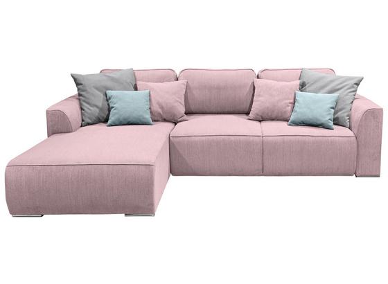 Wohnlandschaft Lazy ECKE rosa 206 x 294 cm