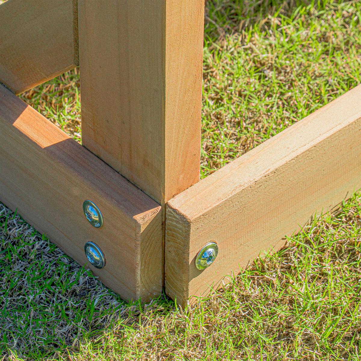 Spielturm Mit Rutsche Limegrün - Anthrazit/Limette, Basics, Holz/Kunststoff (482/500/338cm) - Ambia Garden