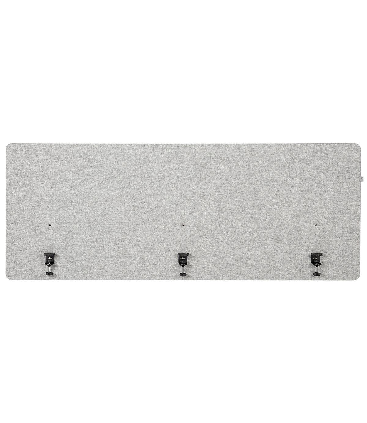 Trennwand Flexmiut D - Hellgrau, Basics, Kunststoff/Textil (160/62/2cm) - MID.YOU