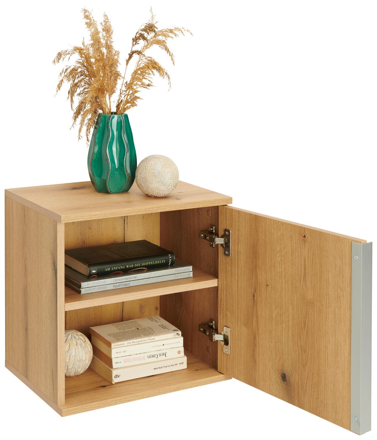 Hängeschrank Power 42,2 cm Evoke Eiche Dekor, Quadratisch - Eichefarben, MODERN, Holzwerkstoff (42,2/42,2/32cm)