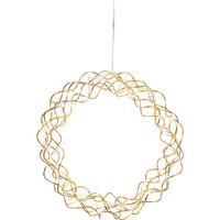 LED-Dekoleuchte 411014 Curly - Transparent/Messingfarben, Basics, Metall (30cm) - Eglo