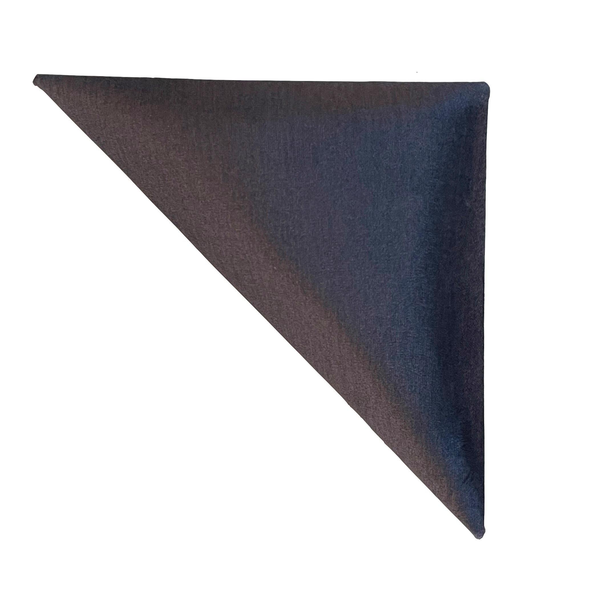 čalúnený panel 2ks, 30x30cm trojuholník, antracitová - antracitová, Basics, textil (29,5/29,5/4cm) - MID.YOU