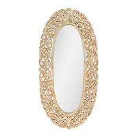 Nástěnné zrcadlo 75x150cm - přírodní barvy, Romantický / Rustikální, dřevo/kompozitní dřevo (75/150/3,5cm) - Premium Living