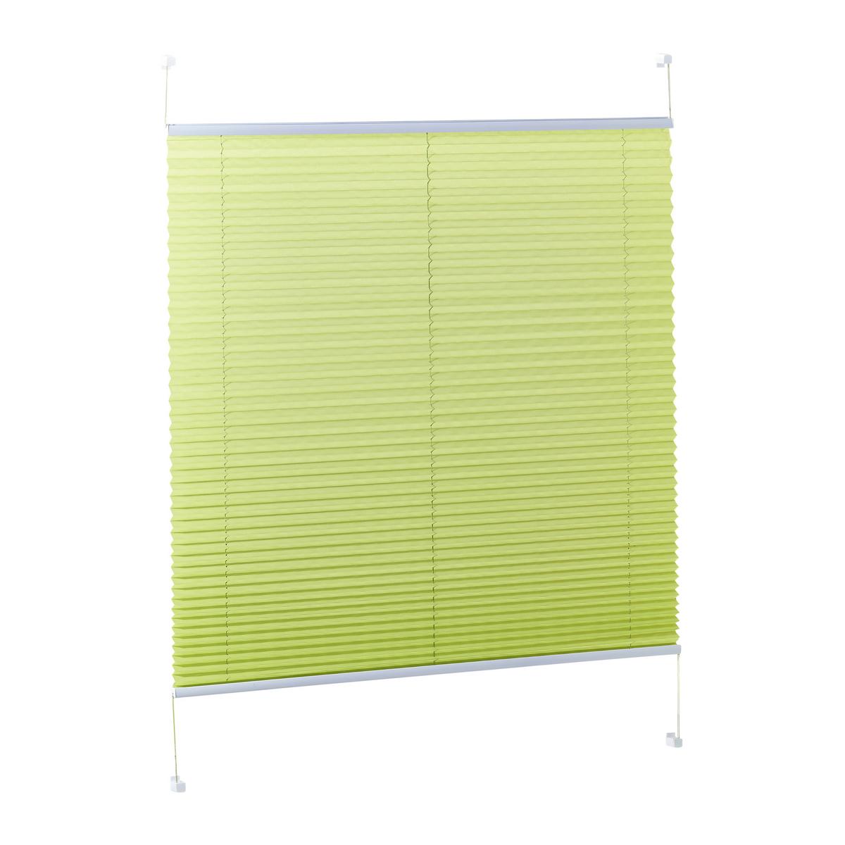 Plissee Free Grün B: 100 Cm - Grün, Basics, Textil (100/130cm) - Homeware