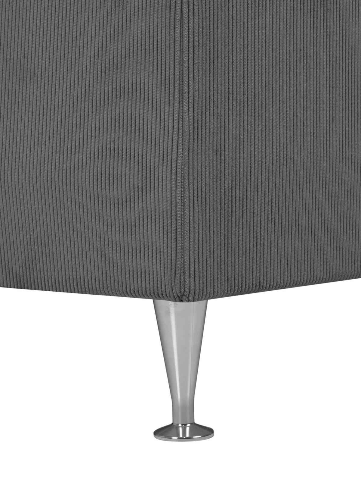 Boxspringbett Mit Topper + Matratze 160x200 Cm Paula - Dunkelgrau, MODERN, Textil (140/200cm) - Livetastic