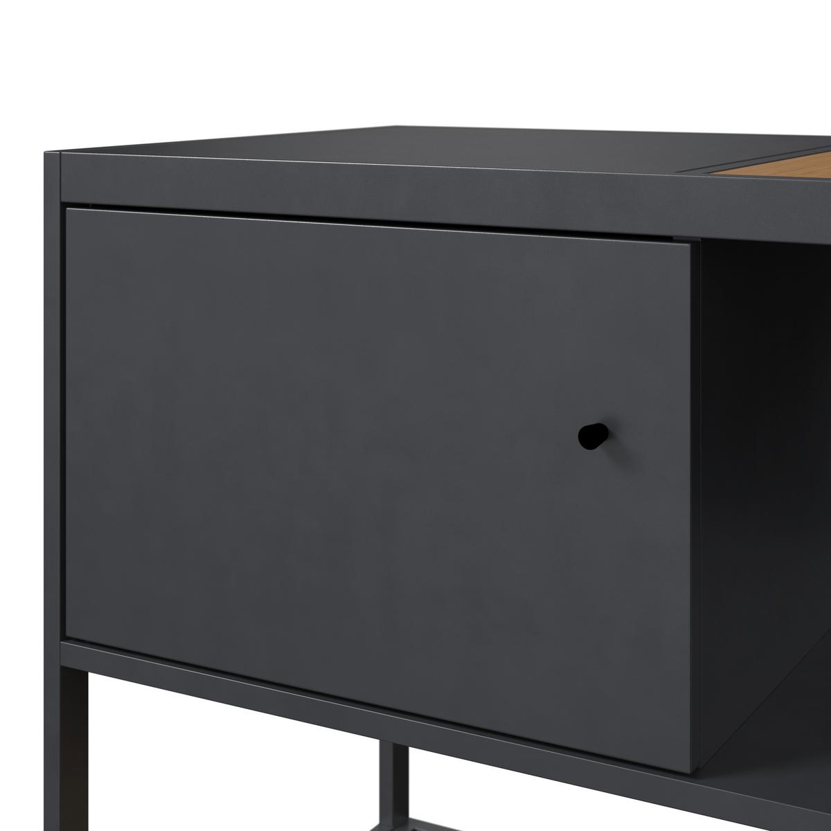 Outdoorküche Santiago Ii - Anthrazit/Naturfarben, Basics, Kunststoff/Metall (120/116/60cm) - Beldano