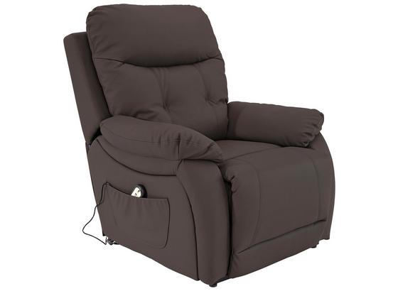 Tv Křeslo Mario - hnědá, Konvenční, kov/textil (89/107-79/94-165cm) - James Wood Tv Křeslo Mario - hnědá, Konvenční, kov/textil (89/107-79/94-165cm) - James Wood