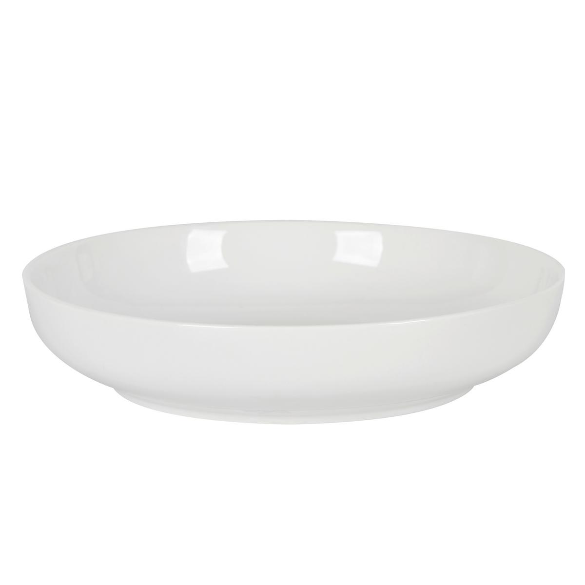 Pastateller Finola - Weiß, Basics, Keramik (25/4cm) - Luca Bessoni