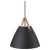 Hängeleuchte Strap Schwarz D: 36 Cm - Schwarz, Design, Metall (36/37cm) - Nordlux