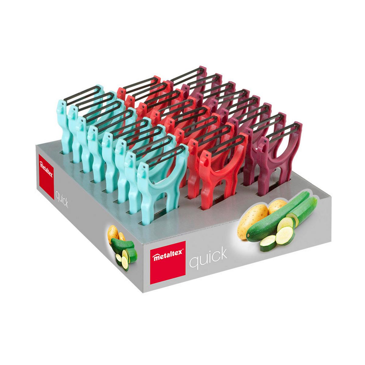 Hámozó Quick - fém (6/11/1cm) - Metaltex