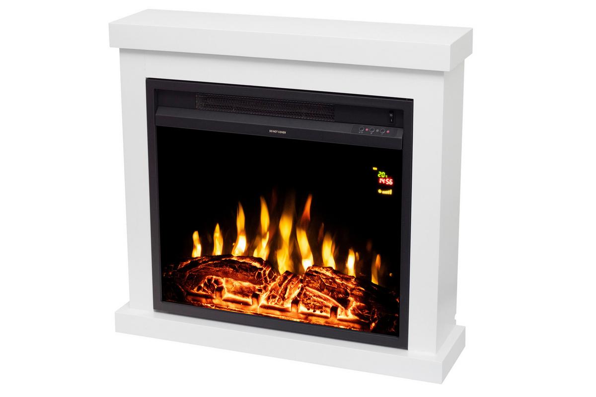 Szabadon Álló Elektromos Látványkandalló Fkk11 - fehér, Basics, fém (74/66/20cm)