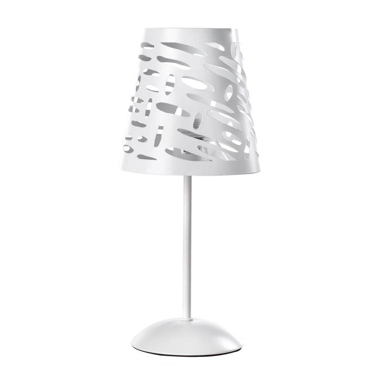 Tischleuchte 4896/l - Weiß, Basics, Metall (15/38cm)