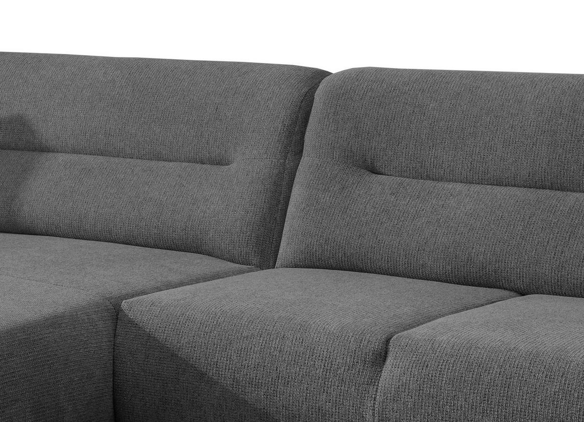 Ecksofa Drago Anthrazit S: 166/290 Cm - Wildeiche/Anthrazit, MODERN, Holz/Textil (166/290cm) - MID.YOU