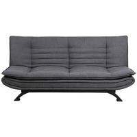 2-sitzer-sofa Mit Schlaffunktion Faith Grau - Dunkelgrau/Schwarz, Design, Textil (196/91/98cm) - MID.YOU