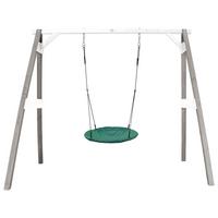 Nestschaukel A030.134.01 - Weiß/Grau, KONVENTIONELL, Holz/Kunststoff (254/207/160cm) - Ambia Garden