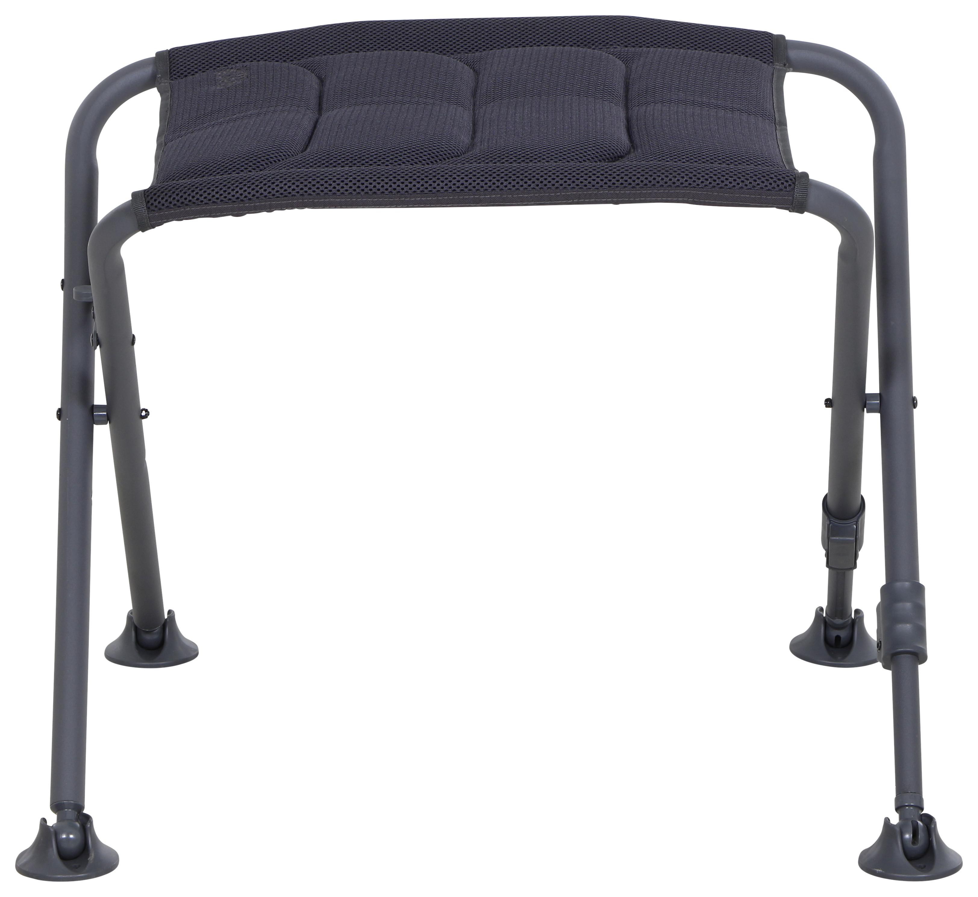 Campinghocker X-From + Klappbar - Anthrazit, KONVENTIONELL, Textil/Metall (66/47/52cm) - Siena Garden