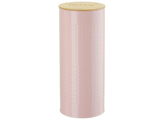 Dóza na potraviny STELLA - prírodné farby/ružová, Romantický / Vidiecky, kov/drevo (11/27cm) - Zandiara Dóza na potraviny STELLA - prírodné farby/ružová, Romantický / Vidiecky, kov/drevo (11/27cm) - Zandiara