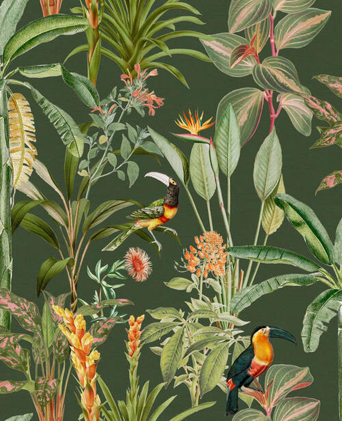 Vliestapete 118152 - Grün, Basics, Papier/Kunststoff (52/1005cm)