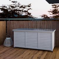 BOX NA VANKÚŠE BIONA - sivá, Modern, kov/drevo (132/60/66cm) - Bessagi Garden